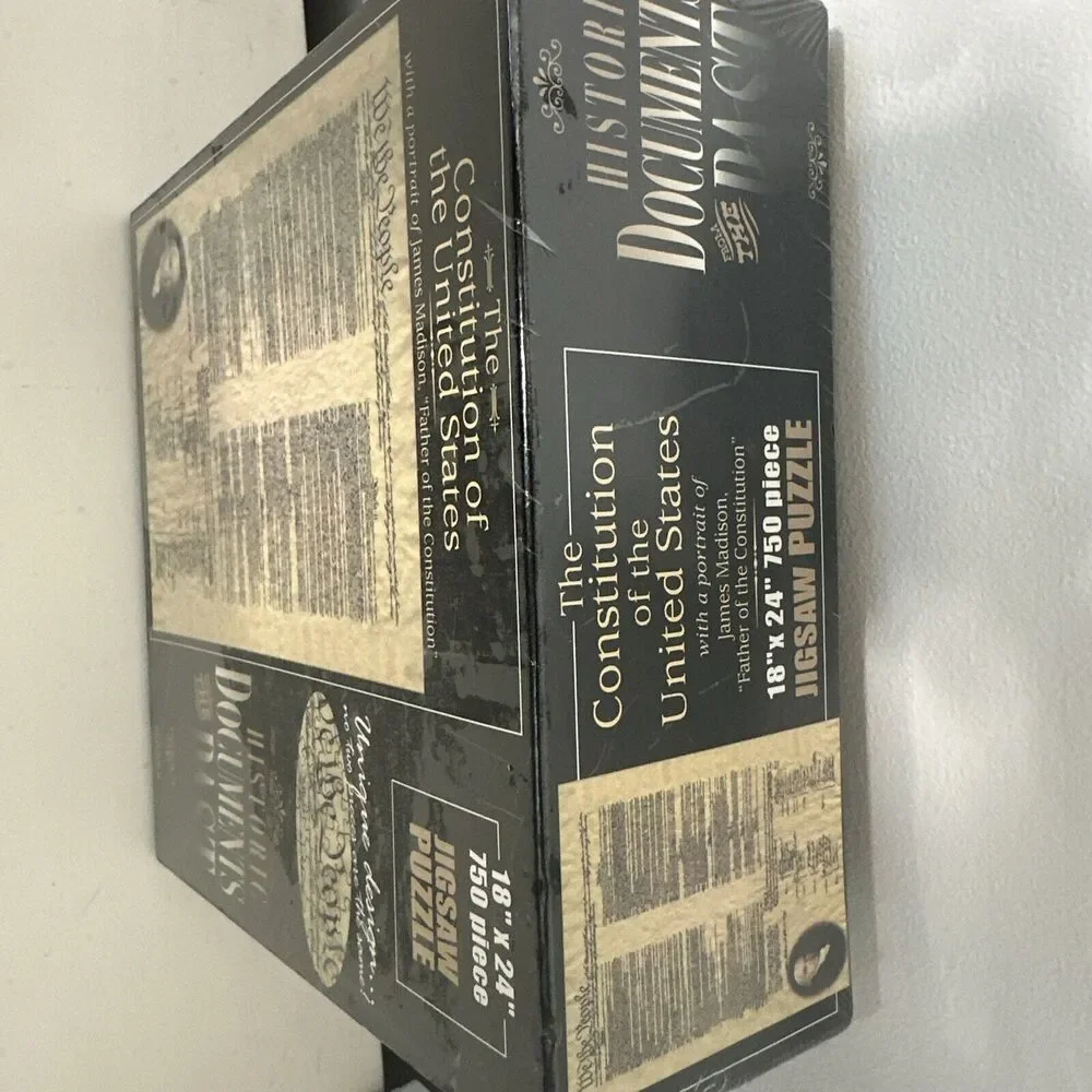 Historic Documents of the Past Puzzle The Constitution of United States NEW